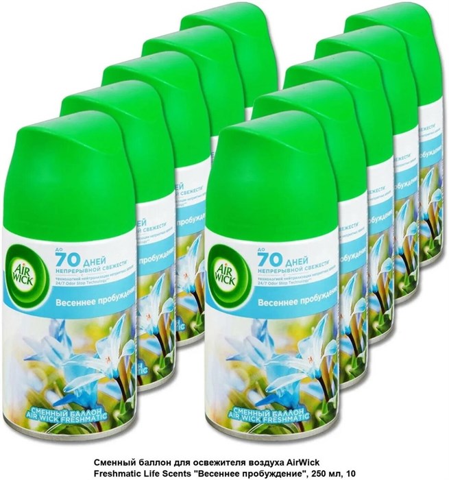 Сменный баллон Air Wick Freshmatic Весеннее пробуждение 250 мл 1/6 KP-2782
