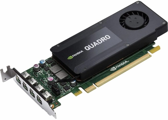 Видеокарта NVIDIA Quadro K1200 4GB 4 MINIDP (00FC887).Б.у. TN-ВИДЕ-0021