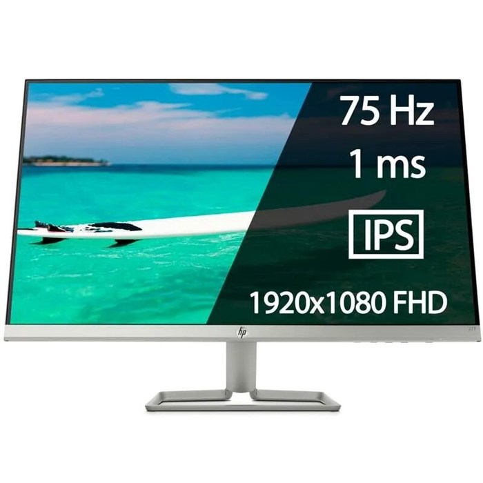 Монитор HP 27f (2XN62AA) 27"/IPS/1920 x 1080/75 Hz/серебристый. Состояние: Уценка/за свет Уценка/за свет