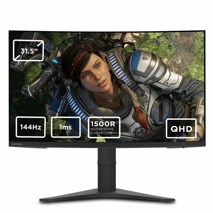 Монитор Lenovo G32qc-10 (66A2GACBWW) 31.5"/VA/2560x1440/144 Hz/черный. Состояние: Уценка/две пылинки под матрицей Уценка/две пылинки под матрицей