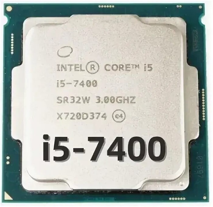 Процессор Intel Core i5-7400 LGA1151, 4/4 до 3.5 ГГц TN-ПРОЦ-0041