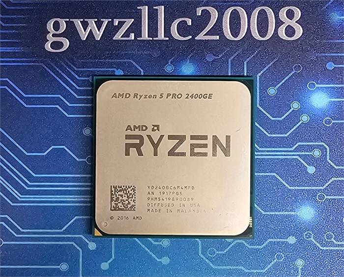 Процессор ПК AMD Ryzen 5 2400 GE3.2GHz/4C/4M/35W Lenovo (01AG240) 01AG240