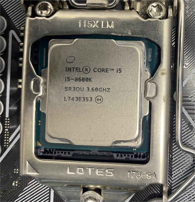 Процессор Intel Core i5-8600K LGA1151 v2, 6 x 3600 МГц i5-8600K
