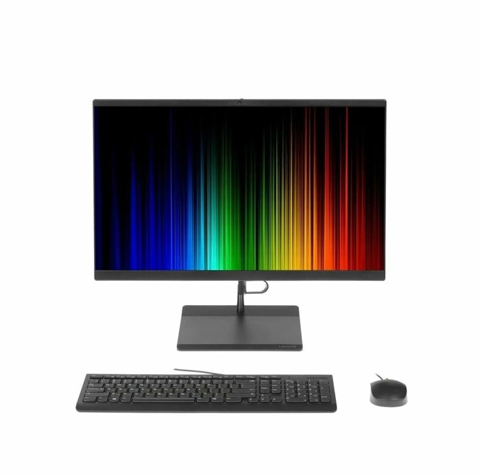 Моноблок Lenovo V30a-24IIL (11LA001TRU) 23.8"/Intel Core i5-1035G1/RAM 8GB DDR4/SSD 256GB/Intel UHD Graphics/1920*1080/IPS/DOS/Подсветка кл-ры: нет/ Цвет: черный. Состояние: Уценка/ царапины на матрице 11LA001TRU-Уценка/ царапины на матрице