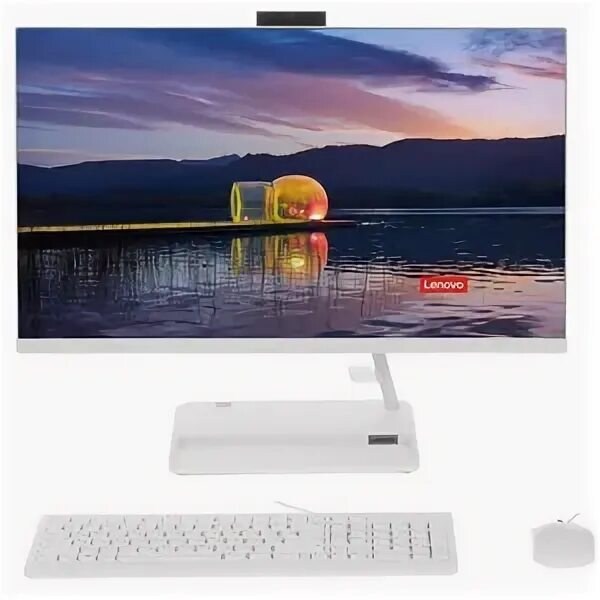 Моноблок Lenovo IdeaCentre 3 27ALC6 (F0FY008VRK) 27"/AMD Ryzen 5 5500U/RAM 8 GB/SSD 256 GB/AMD Radeon Graphics/1920x1080/IPS/Windows 11/Белый. Состояние: Уценка/ царапины на матрице F0FY008VRK- Уценка/ царапины на матрице