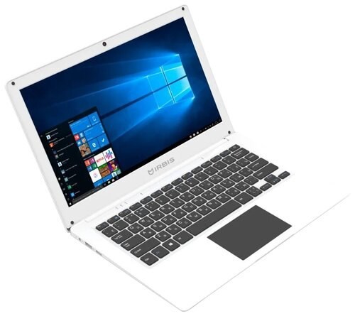 Ноутбук Irbis NB70. Конфигурация: Intel Celeron J3455 1.5 ГГц/4 ГБ/64ГБ/Intel HD Graphics 500/13.3"/1920x1080 пикс./Windows 10/B1 NB70-B1