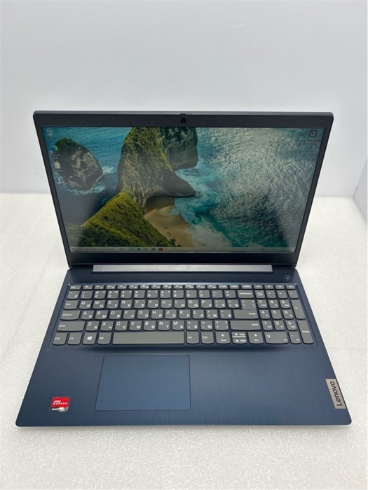 Ноутбук Lenovo 3-15ARE05 (81W40070RK) 15.6"/AMD Ryzen 5 4500U/RAM 8GB/SSD 256GB/AMD Radeon Graphics/IPS/1920x1080/DOS/Подсветка кл-ры: нет/синий. Состояние: Уценка/небольшой след. на матрице от клавиатуры/царапины на топкейсе 81W40070RK-Уценка/небольшой след. на матрице от клавиатуры/царапины на топкейсе