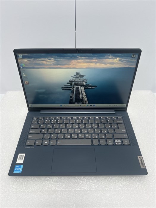 Ноутбук Lenovo IdeaPad 5 Gen 5 (82FE00Q0RU) 14"/Intel Core i3-1115G4/RAM 8GB/SSD 256GB/Intel UHD Graphics/1920*1080/IPS/Windows 11/Подсветка кл-ры: LED/Синий. Состояние: Уценка/дефект и сколы на корпусе 82FE00Q0RU-Уценка/дефект и сколы на корпусе