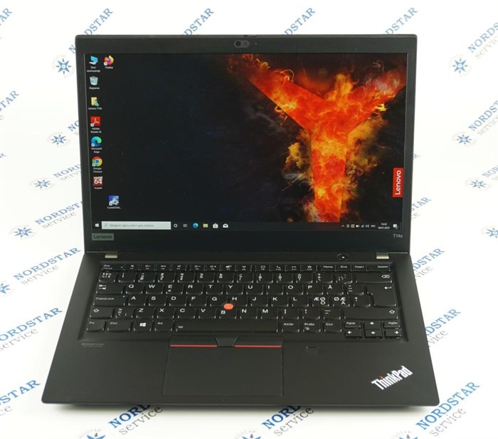 Ноутбук Lenovo ThinkPad T14s Gen 1 (20T0001YRT) 14"/Intel Core i7 10510U/RAM 16GB/SSD 1TB/Intel UHD Graphics/3840x2160 IPS/Windows 11/Подсветка кл-ры:LED/Цвет: черный. Состояние: C1 20T0001YRT-C1