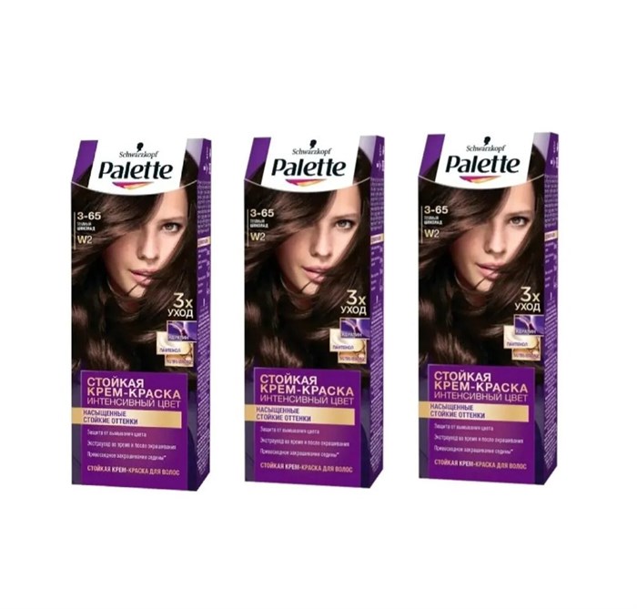 Краска для волос Palette Темный шоколад 3-65 (W2) 1/10 KP-2431
