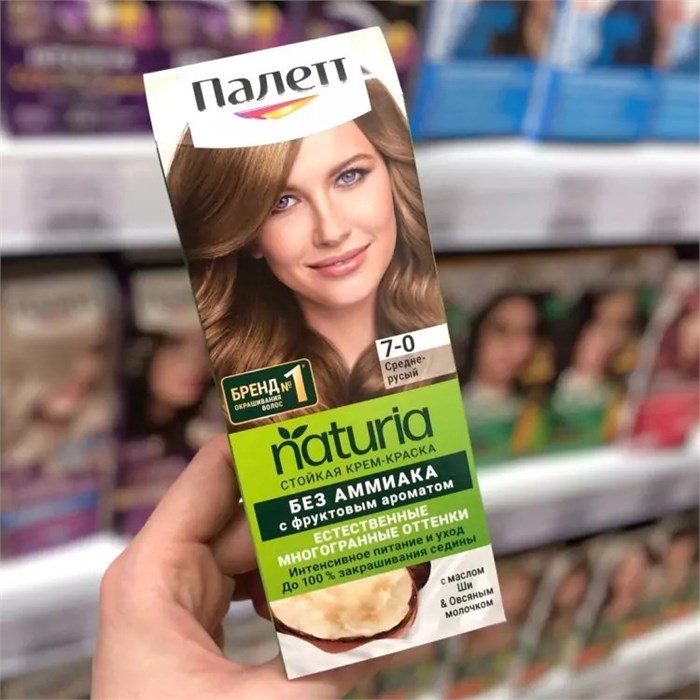 Краска для волос Palette Naturia Средне-русый 7-0 1/10 KP-2450