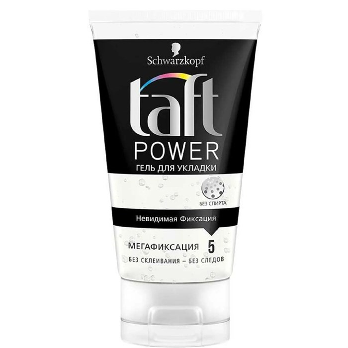 Гель для укладки волос Taft Power Невидимая фиксация Мегафиксация 5 150 мл 1/6 KP-2609