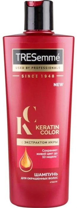 Шампунь TRESemme Keratin Smooth Разглаживающий 400 мл 1/10 KP-2631