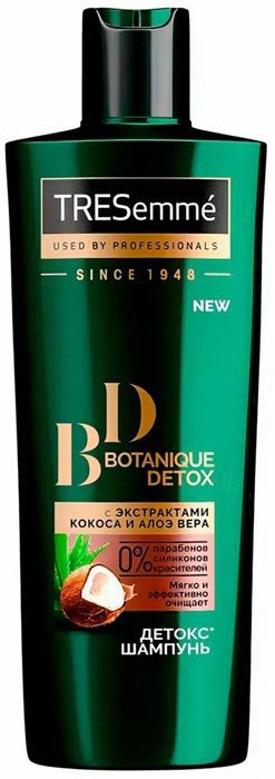 Шампунь-детокс для волос Tresemme Botanique Detox 400 мл 1/10 KP-2633