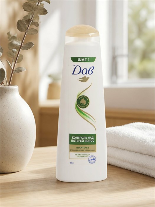 Шампунь Dove Hair Therapy Контроль над потерей волос 380 мл 1/10 KP-2221