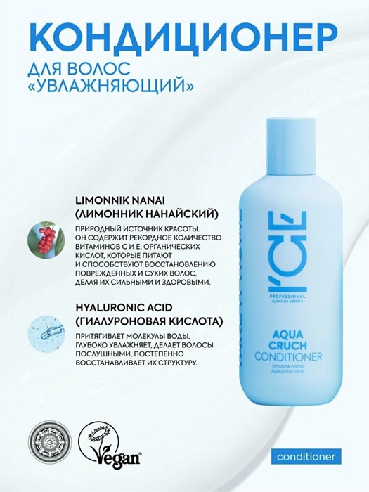 Кондиционер Natura Siberica ICE Aqua Cruch Увлажняющий 250 мл 1/12 KP-2369