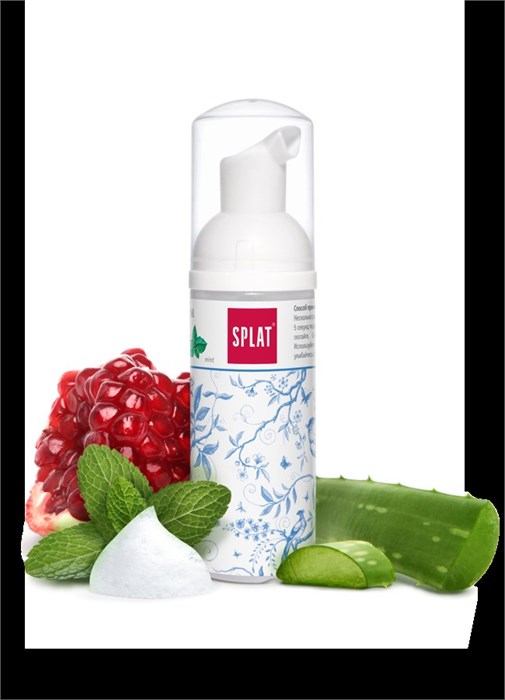 Очищающая пенка для зубов и десен SPLAT Oral Care Foam 2в1 Мята 50 мл 1/16 KP-2567