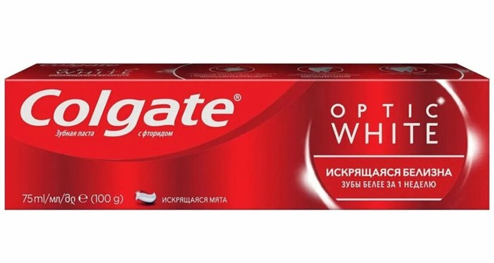 Зубная паста Colgate Optic White 75 мл 1/48 KP-2297