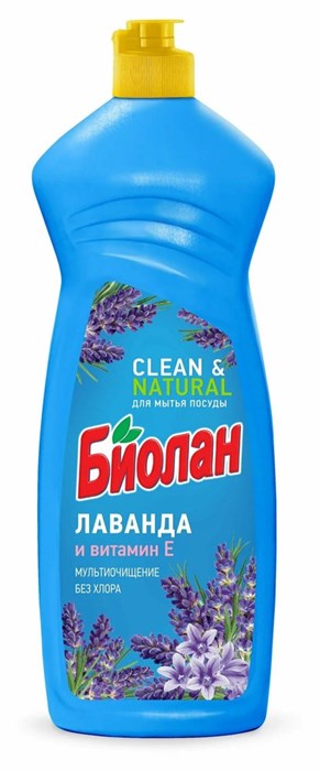 Средство для мытья посуды Биолан Лаванда и Витамин Е 900 г 1/12 KP-2130