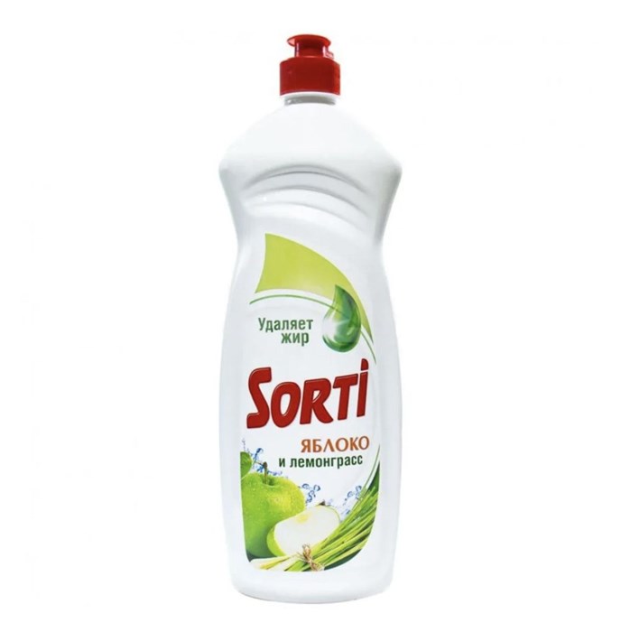 Средство для мытья посуды Sorti Яблоко и лемонграсс 900 г 1/12 KP-2552
