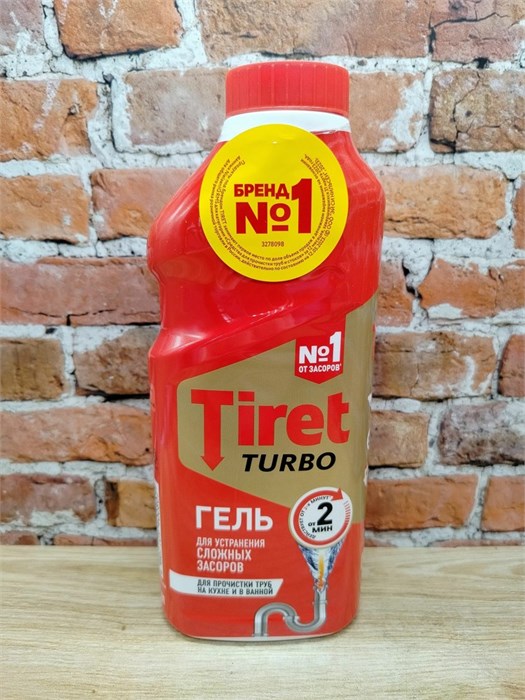 Tiret Turbo Гель для устранения сложных засоров 500 мл 1/12 KP-2622