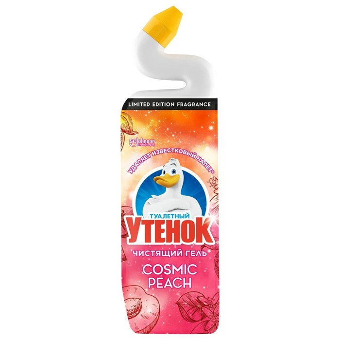 Средство чистящее Туалетный Утенок Cosmic Peach 800 мл 1/12 KP-2638