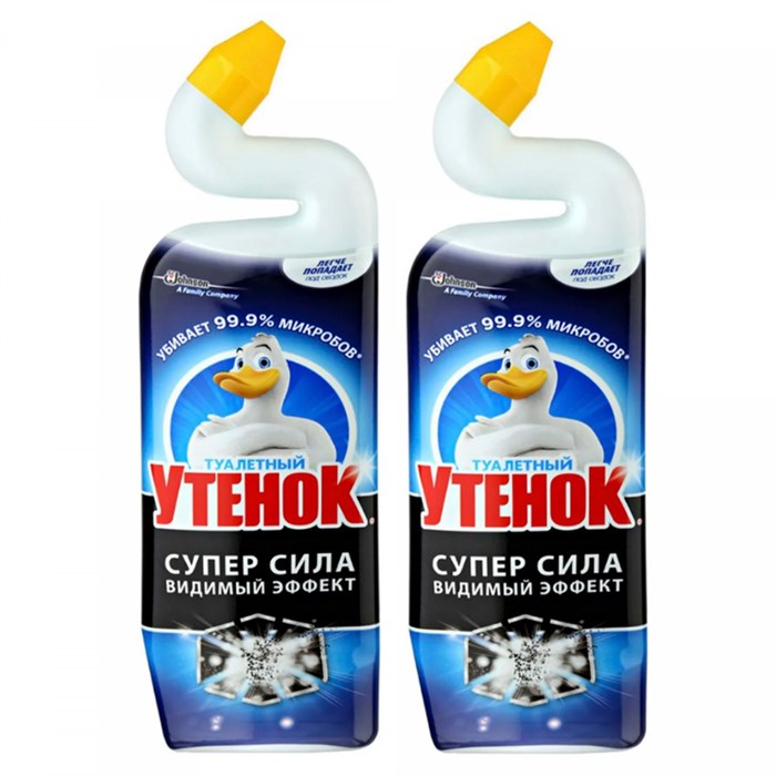 Средство чистящее Туалетный Утенок Супер Сила. Видимый Эффект 900 мл 1/12 KP-2640