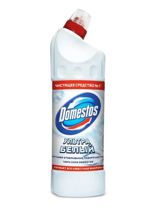 Средство чистящее Domestos Ультра Белый гель 1 л 1/12 KP-2243