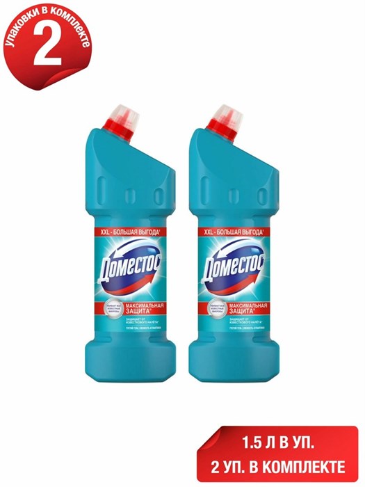 Средство чистящее Domestos Свежесть Атлантики гель 1,5 л 1/6 KP-2247