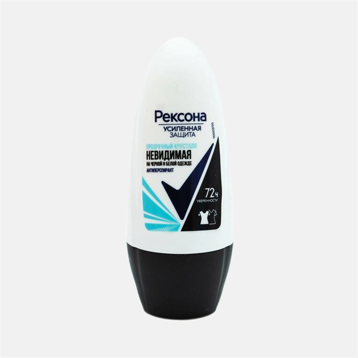 Антиперспирант роликовый Rexona Невидимая Прозрачный кристалл 50 мл 1/6 KP-2504