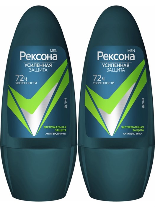 Антиперспирант роликовый Rexona Men Экстремальная защита 50 мл 1/6 KP-2507