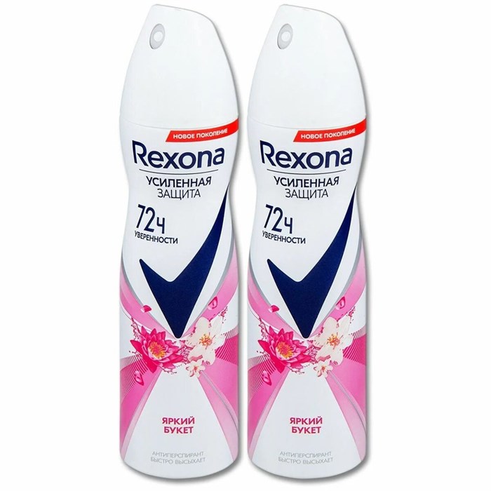 Антиперспирант аэрозоль Rexona Яркий букет 150 мл 1/6 KP-2518