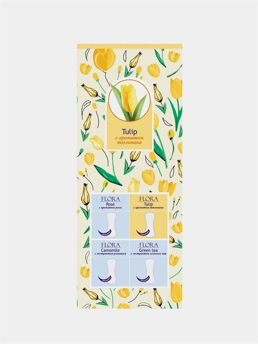 Прокладки ежедневные Bella Panty Flora Tulip Тюльпан 70 шт 1/12 KP-2099