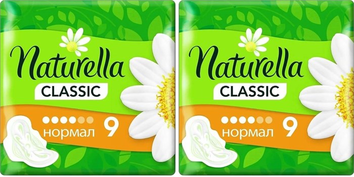 Прокладки гигиенические Naturella Classic Camomile Normal 9 шт 1/(24)10 KP-2386