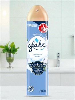 Glade Аэрозоль "Свежесть белья" 300 мл 1/12 KP-2194