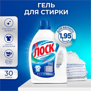 Гель для стирки Лоск Горное озеро 1,95 л 30ст 1/6 KP-2355