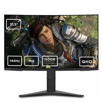 Монитор Lenovo G32qc-10 (66A2GACBWW) 31.5"/VA/2560x1440/144 Hz/черный. Состояние: Уценка/две пылинки под матрицей Уценка/две пылинки под матрицей