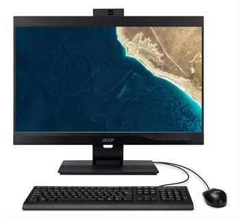 Моноблок Acer Veriton Z4860G. Конфигурация: i3-8100/8GB/128GB+500GB/Intel UHD/Win 11/FHD/без ноги/ Z4860G-Уценка. Без ноги.