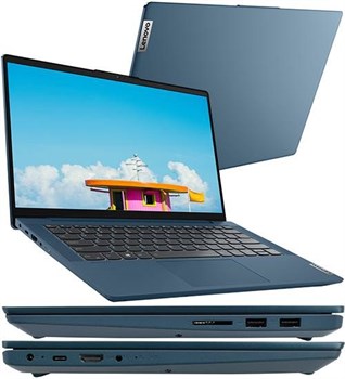 Ноутбук Lenovo IdeaPad 5 14IIL05 (81YH0067RU) 14"/Intel Core i5 1035G1/RAM 8GB/SSD 512GB/Intel UHD Graphics/1920х1080/IPS/Windows 11/Подсветка кл-ры: LED/синий. Состояние: Уценка/ царапины на матрице 81YH0067RU-Уценка/ царапины на матрице