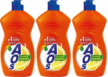 Средство для мытья посуды AOS Бальзам 450 г 1/20 KP-2043