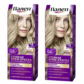 Краска для волос Palette Пепельно-русый 8-16 50 мл 1/10 KP-2432