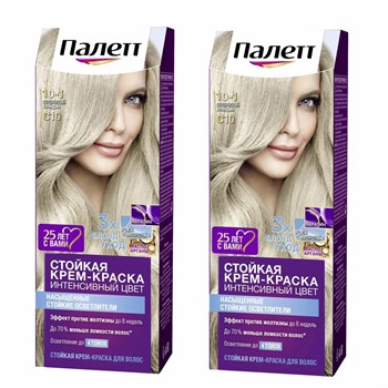 Краска для волос Palette Серебристый блондин 10-1 (С10) 1/10 KP-2445