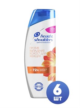 Шампунь Head &amp; Shoulders Против выпадения волос для женщин 400 мл 1/6 KP-2695