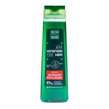 Шампунь Чистая Линия For Men Активатор роста волос 400 мл 1/12 KP-2752