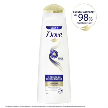 Шампунь Dove Hair Therapy Интенсивное восстановление 380 мл 1/10 KP-2226