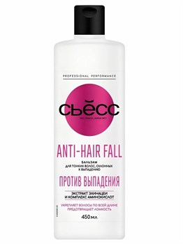 Бальзам для волос СЬĔСС Anti-Hair Fall для тонких 450 мл 1/12 KP-2570