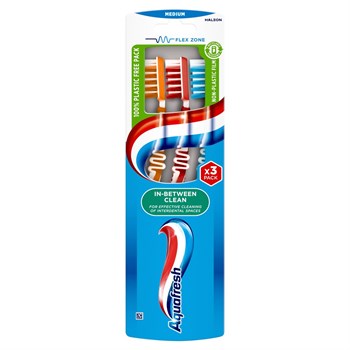 Зубная щетка Aquafresh In-Between Clean средняя 1/12 KP-2006