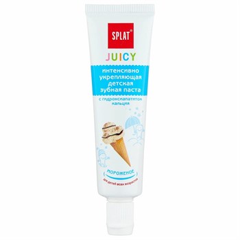 Зубная паста SPLAT Juicy Для детей Укрепляющая Мороженое 35 мл 1/20 KP-2564