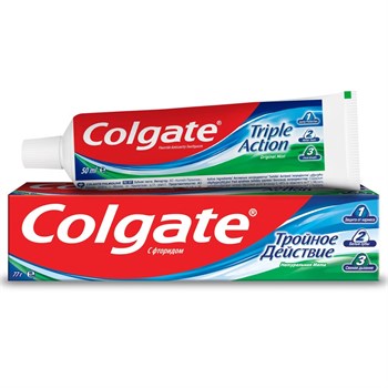 Зубная паста Colgate Тройное действие Натуральная мята 50 мл 1/72 KP-2298