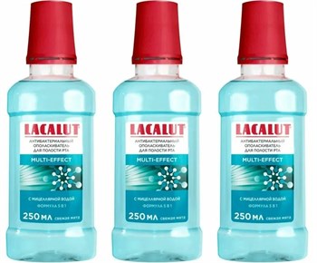 Ополаскиватель для рта LACALUT Multi-effect Антибактериальный 250 мл 1/12 KP-2325